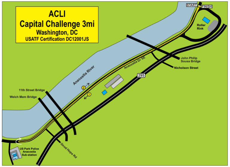 Course Map ACLI CAPITAL CHALLENGE